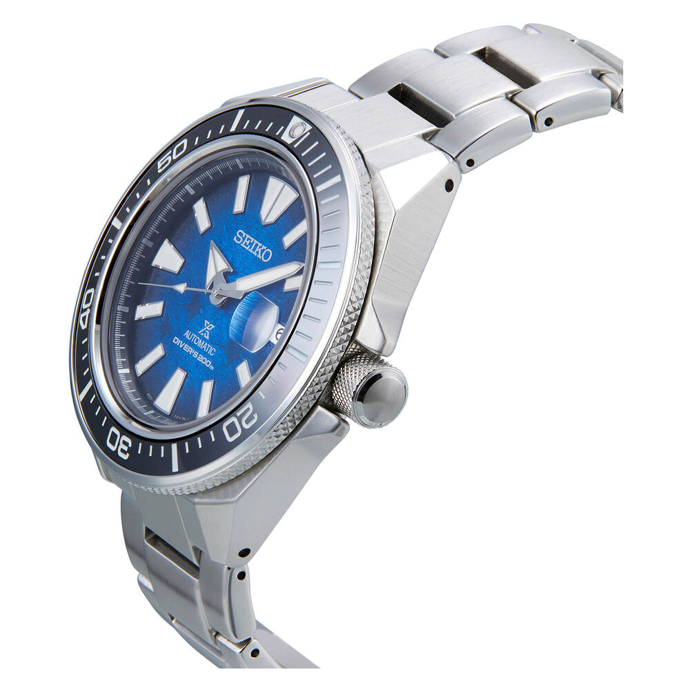 Seiko Prospex Save The Ocean Collection 43.8mm Blue Dial Mens Watch