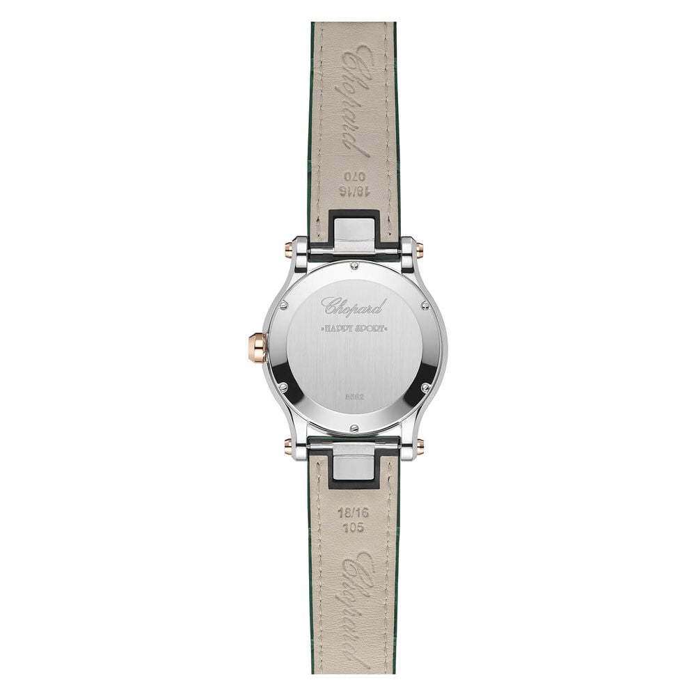 Chopard Happy Sport Quartz 36mm Ethical Rose Gold Diamond Watch