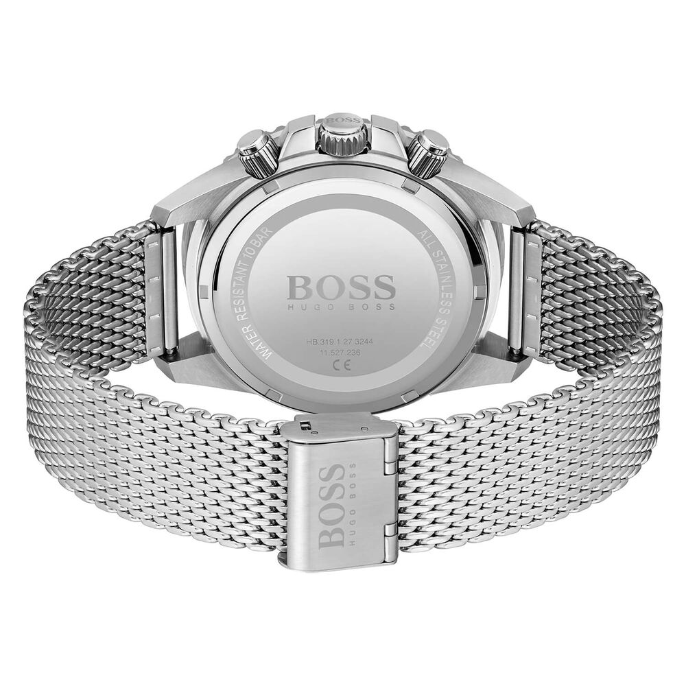 Hugo Boss Admiral 46mm Green Dial Chrono Steel Case Watch