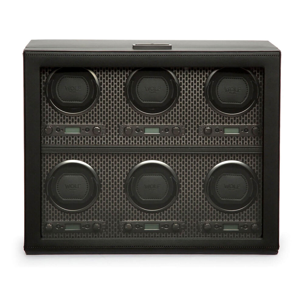 WOLF AXIS 6pc Powder Coat Watch Winder