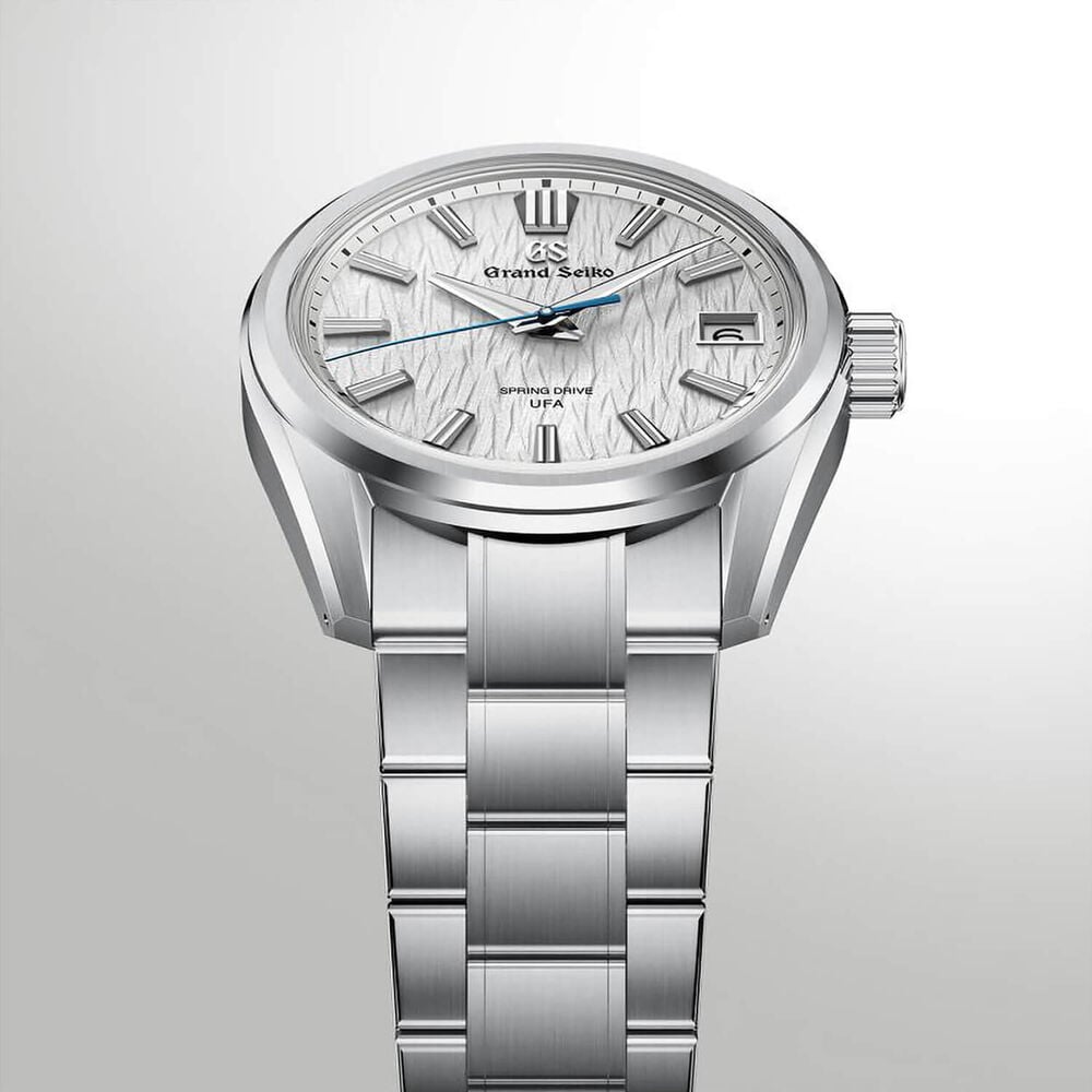 Grand Seiko Evolution 9 'White Birch' Spring Drive UFA 40mm Steel Bracelet Watch