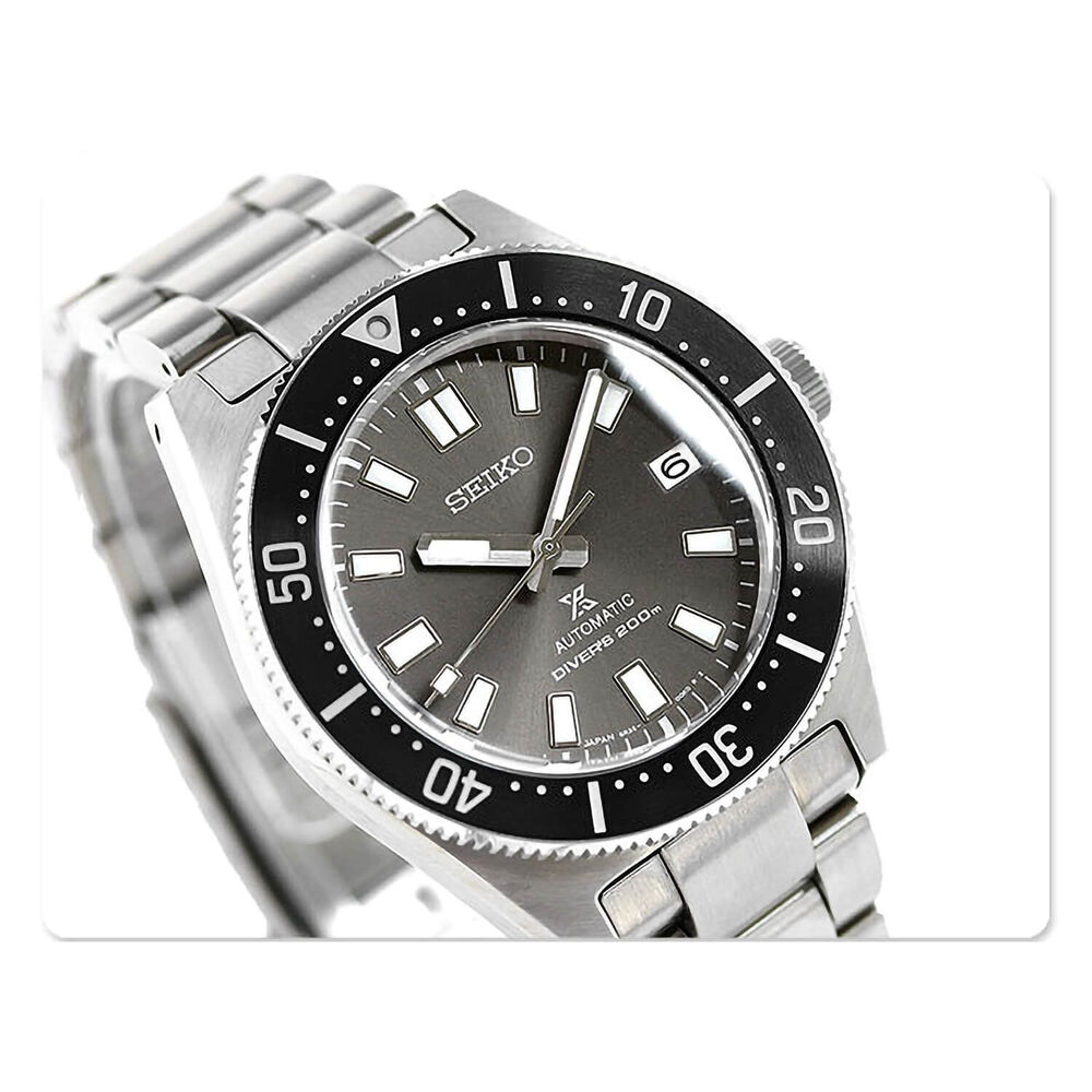 Seiko Prospex 1956 40.5mm Grey Dial Steel Case Bracelet Watch image number 6