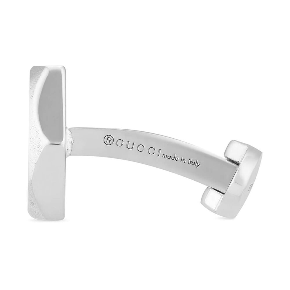 Gucci Trademark Sterling Silver Cufflinks image number 2