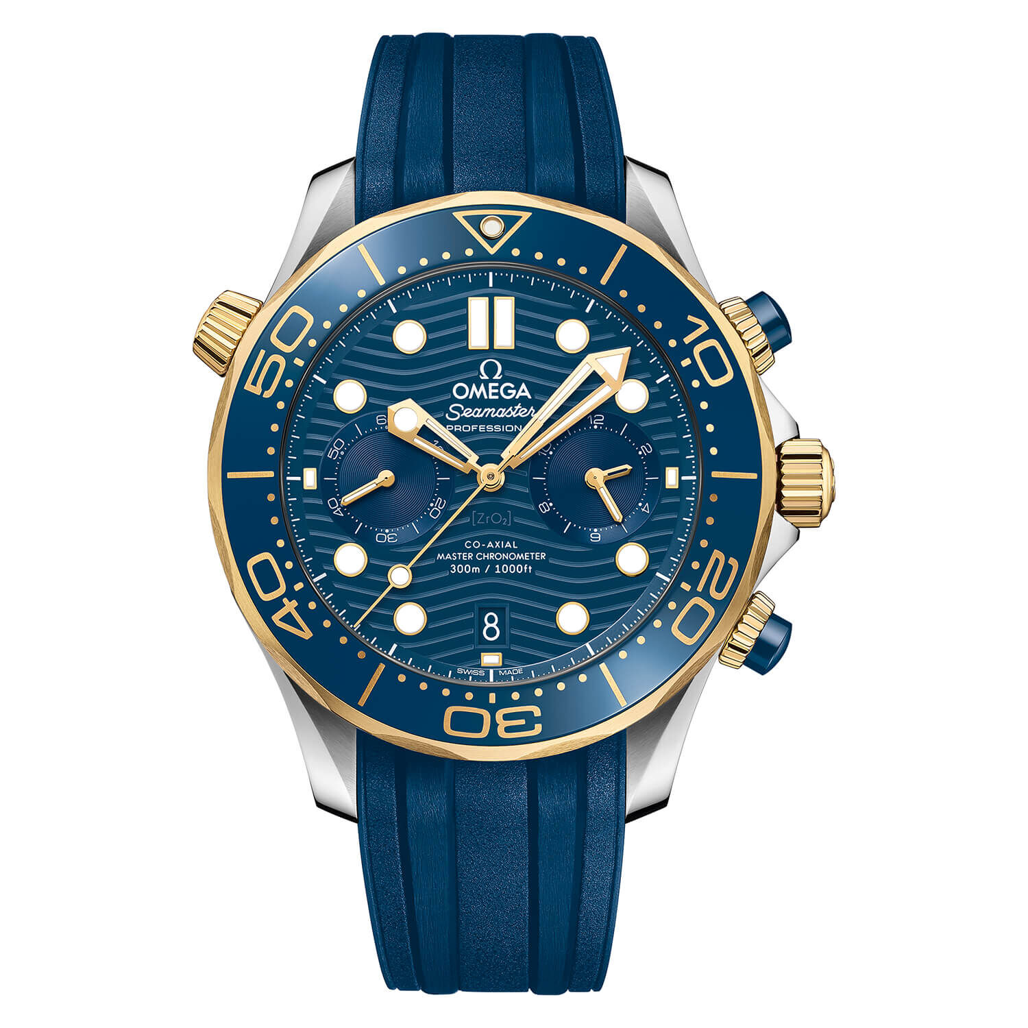 OMEGA Seamaster Diver 300 Chrono Blue Bracelet Watch