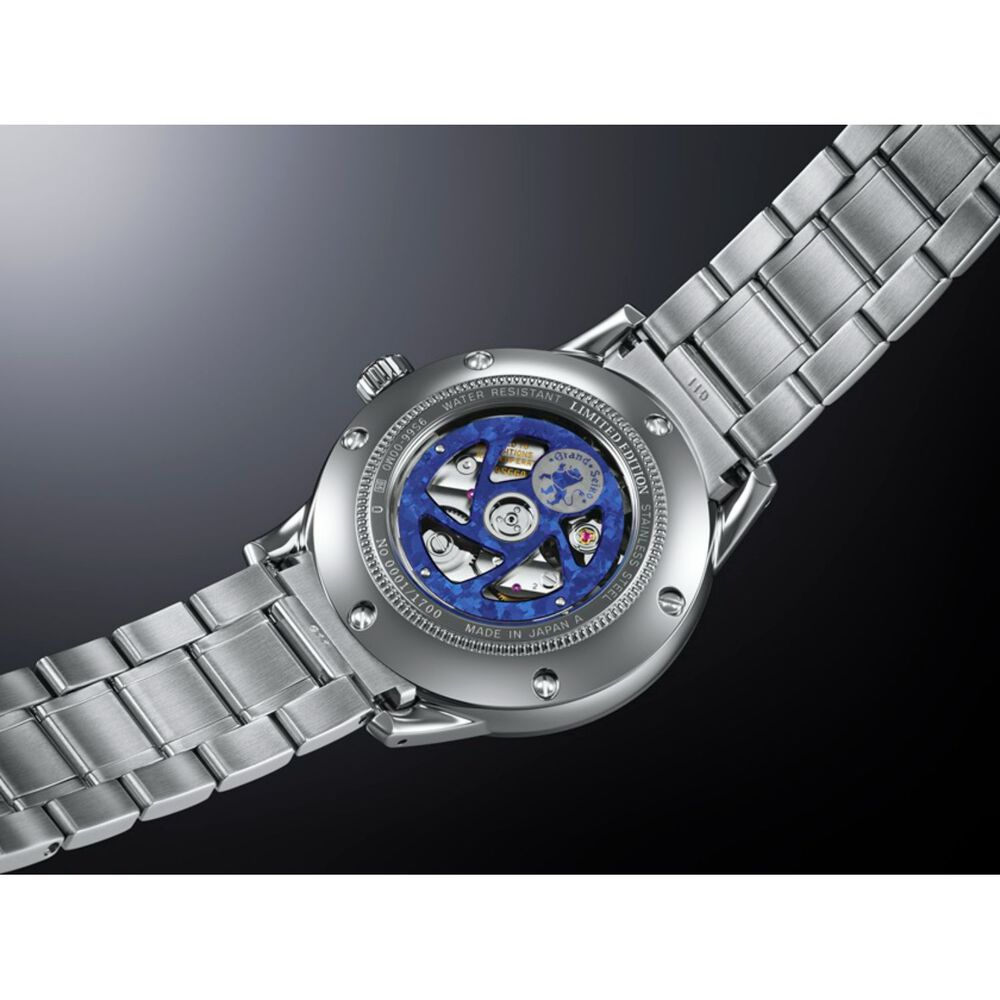 Grand Seiko Mid Heaven GMT Limited Edition 39.5mm Light Blue Dial Watch image number 2