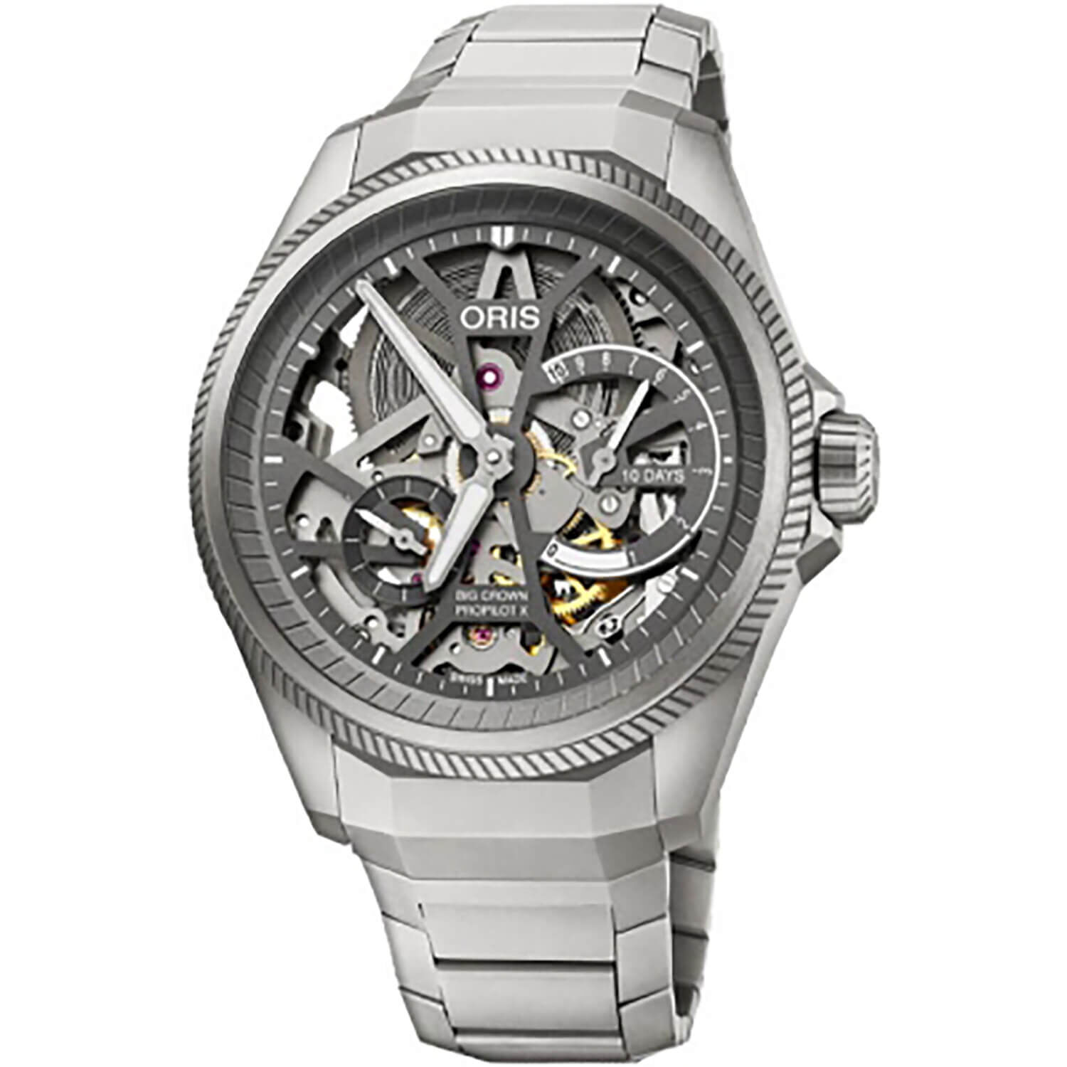 Pre Owned Oris Big Crown Propilot X Calibre 115 44mm Skeleton