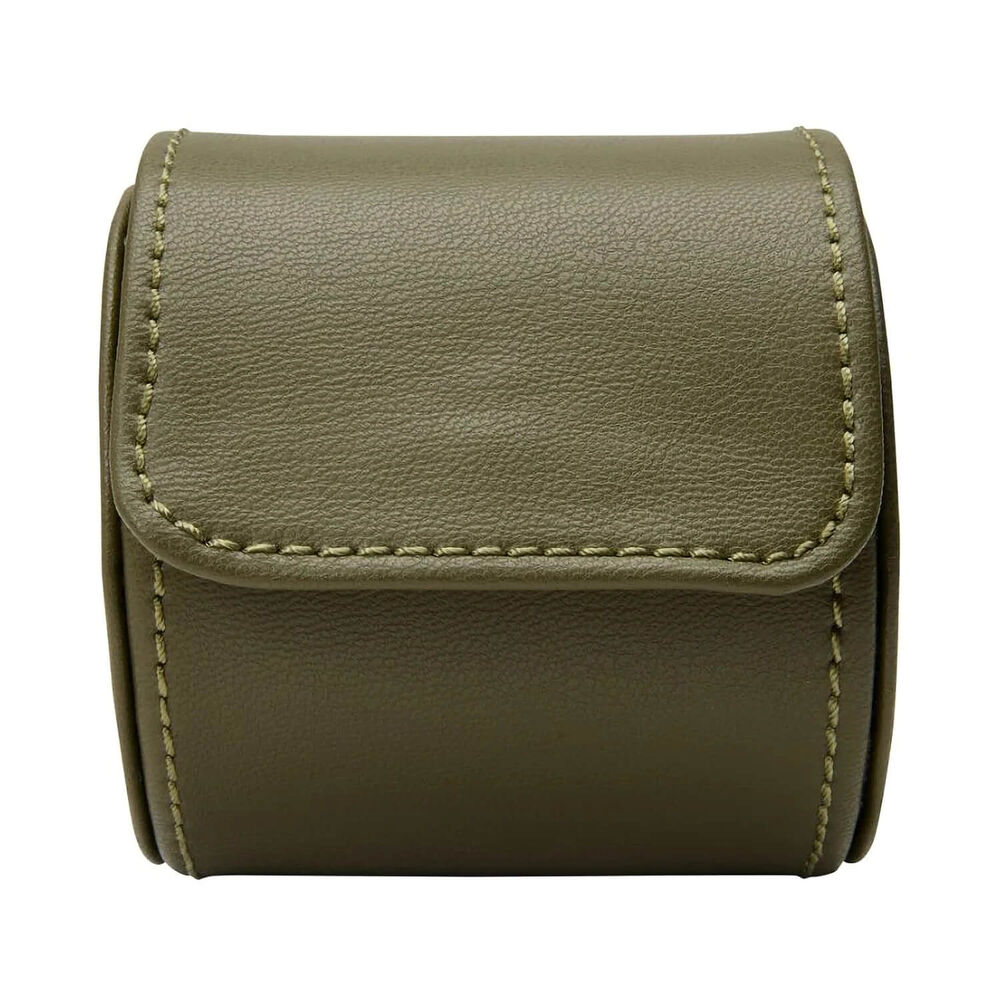 WOLF Earth Olive Single Watch Roll