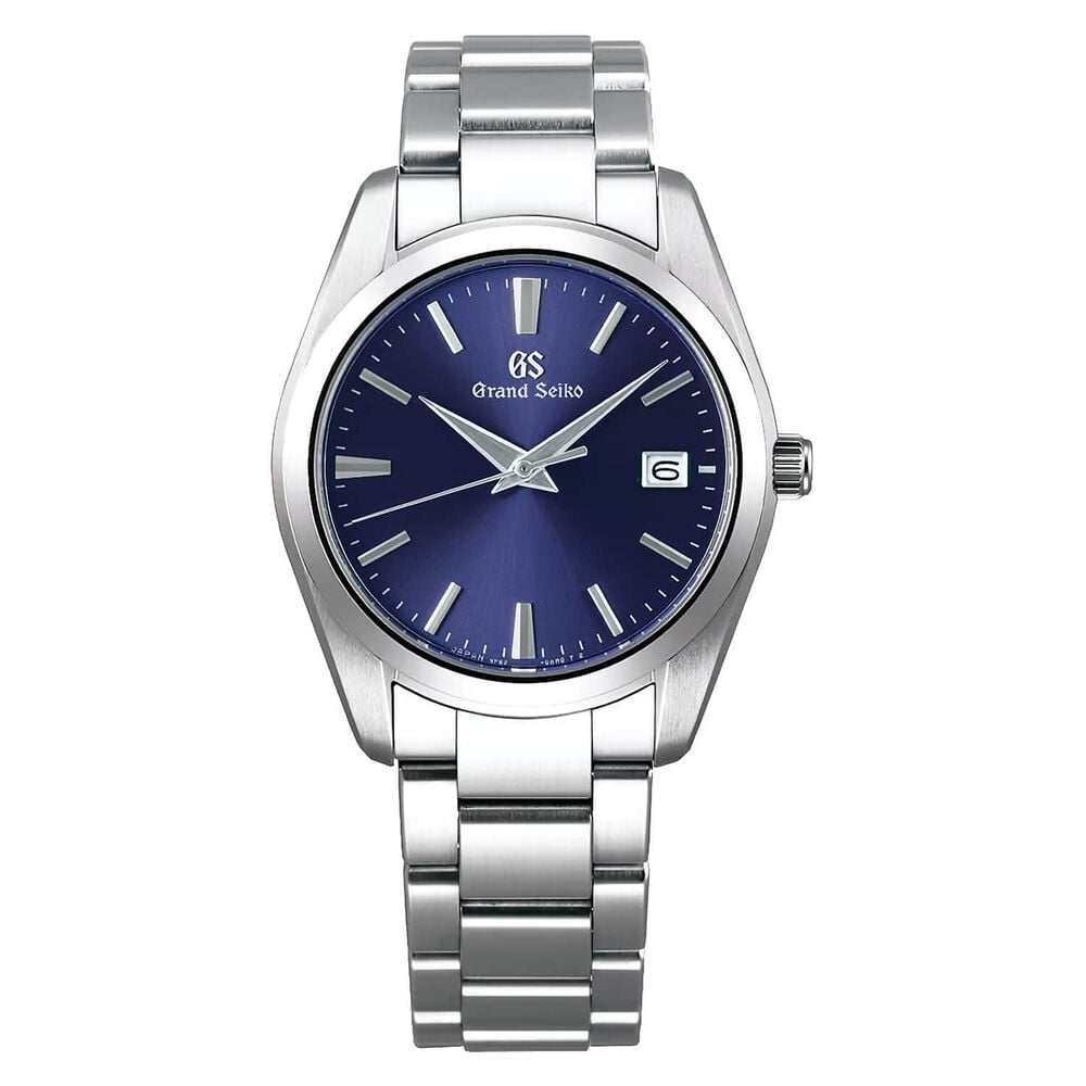 Grand Seiko Heritage 37mm Blue Dial Steel Bracelet Watch