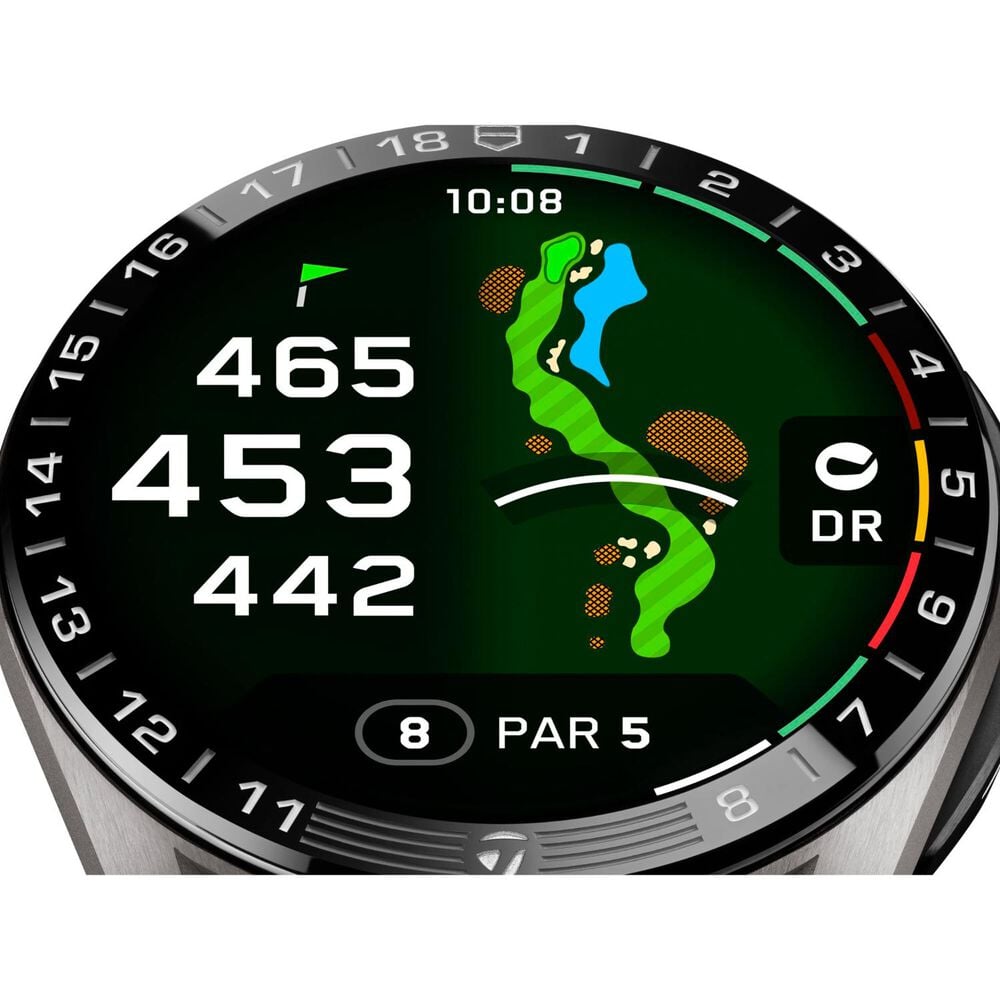 TAG Heuer Connected Calibre E5 x Taylormade Edition 45mm Titanium Case Leather Strap Watch