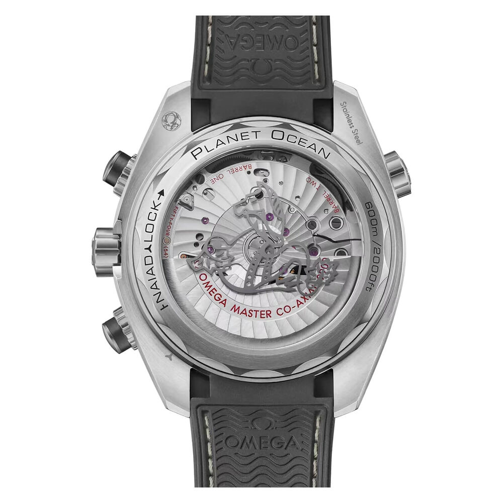 OMEGA Seamaster Planet Ocean 600M 45.5mm Grey Dial Rubber Strap Watch image number 1