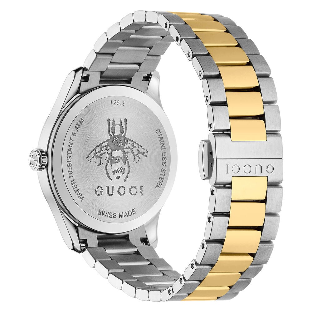 Gucci G-Timeless 38mm Silver Dial Bee Motif Unisex Watch