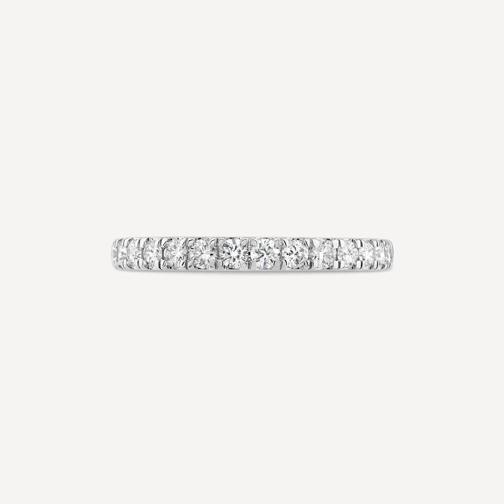 Born 18ct Yellow Gold 0.40ct Lab Grown Split Claw Diamond Wedding Ring