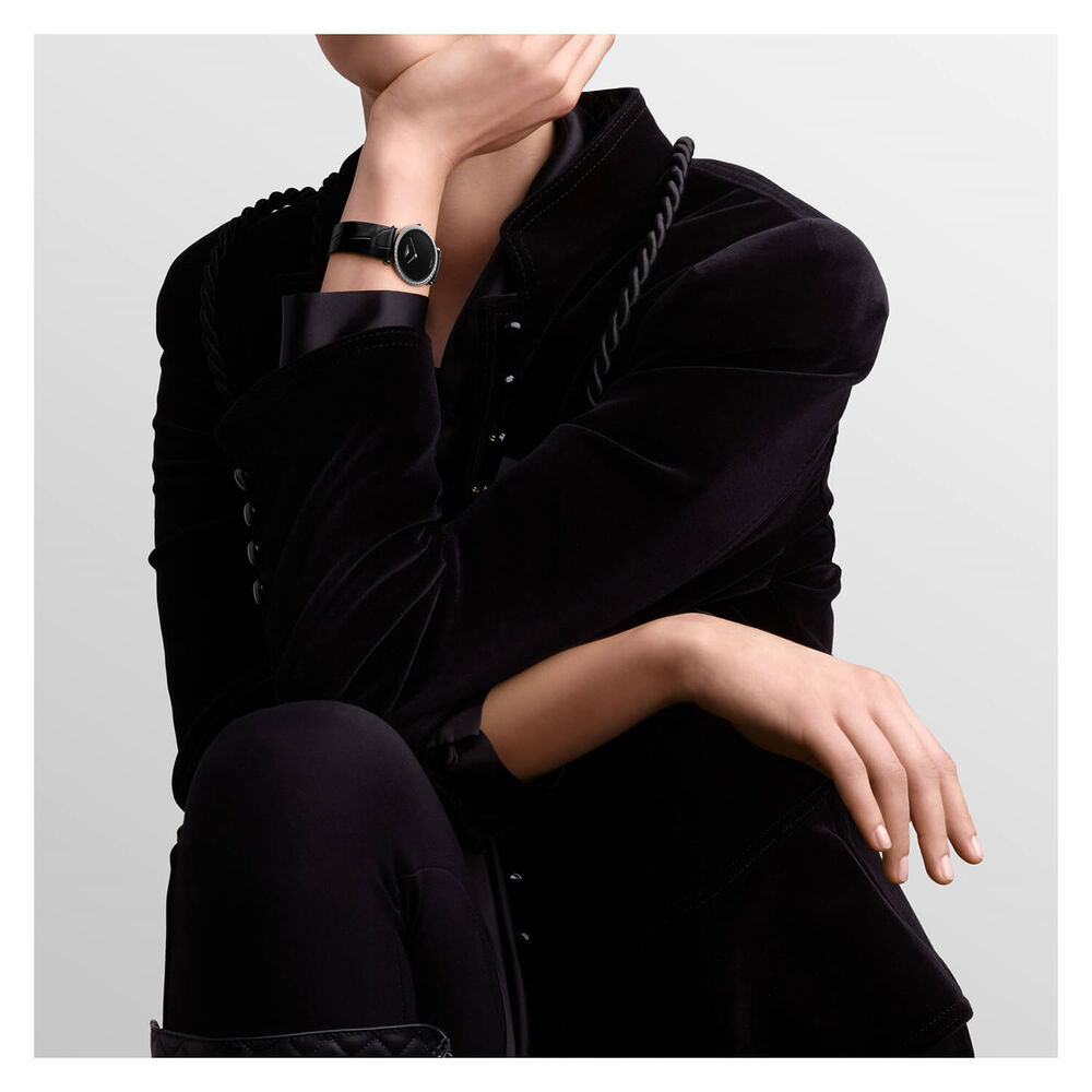 Longines Elegance Le Grande Classique 29mm Black Dial & Strap Watch image number 2