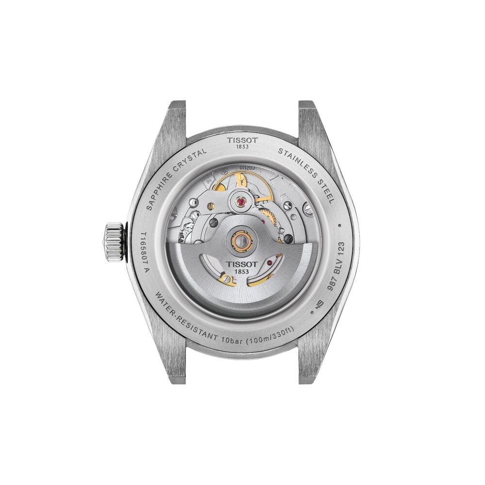 Tissot Gentleman Auto 38mm Green Dial Steel Case Bracelet Watch