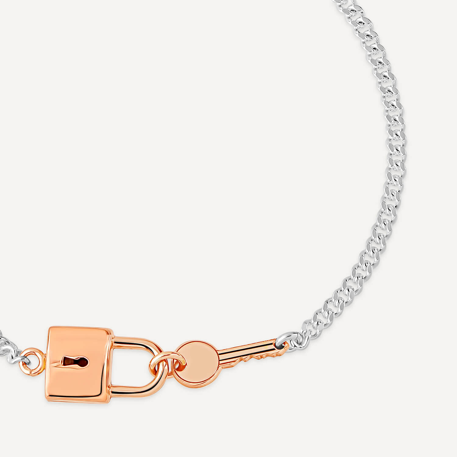 Combination lock bracelet top