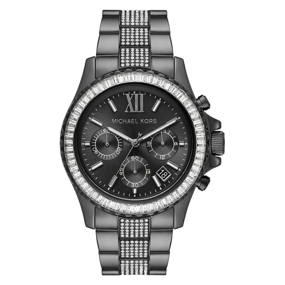 Michael Kors Everest Chrongoraph Set Dial PVD Case Bracelet Watch