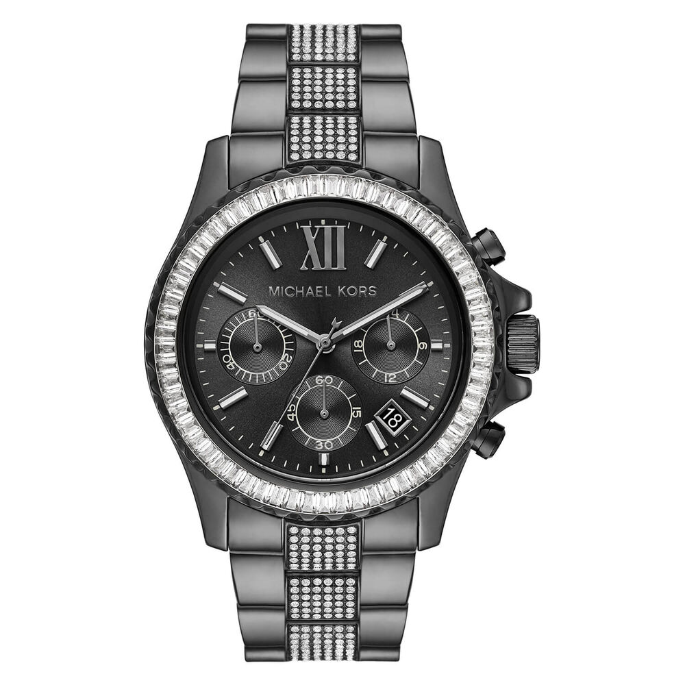 Michael Kors Everest Chrongoraph Set Dial PVD Case Bracelet Watch image number 0