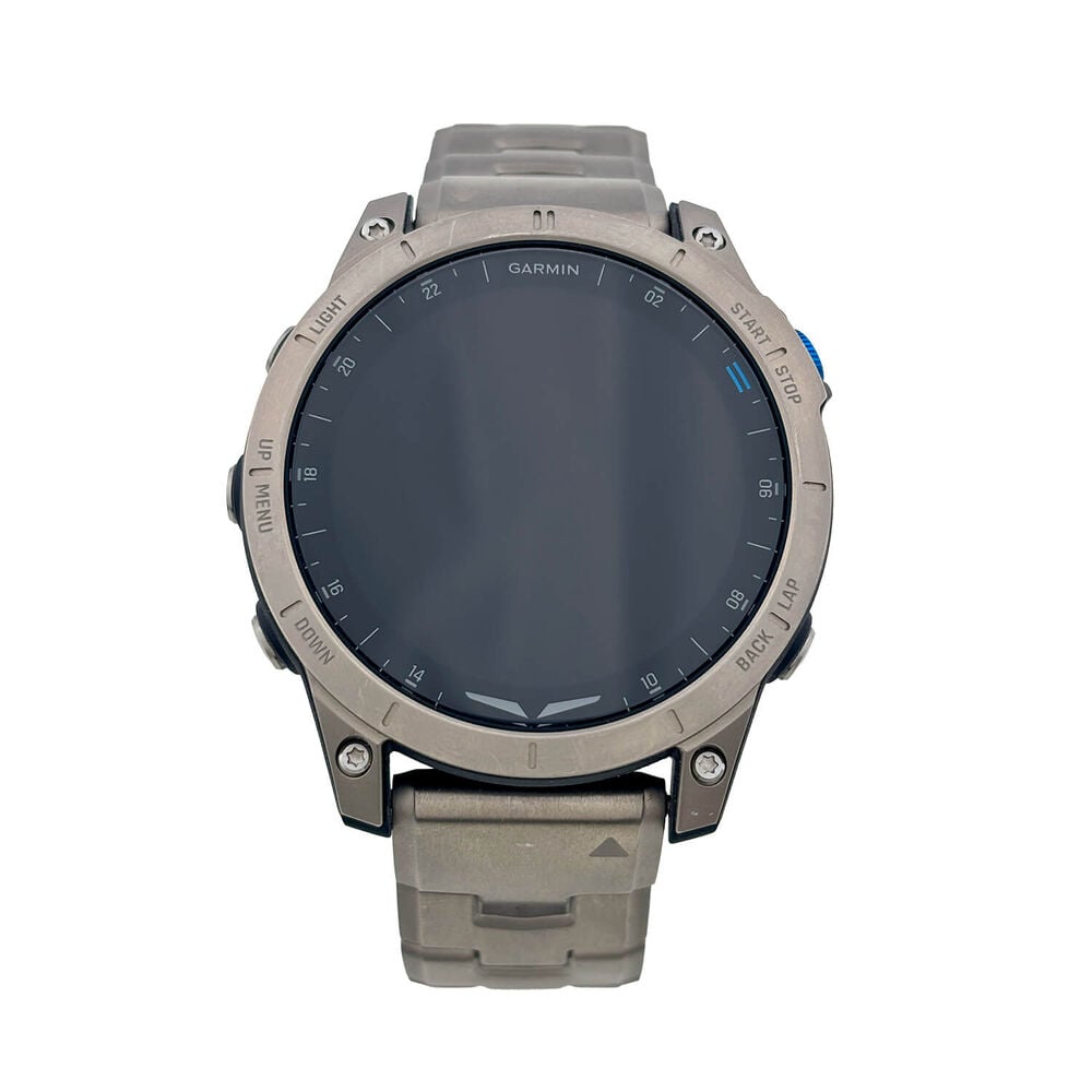 Pre-Owned Garmin D2 MACH 1 Multifunction 33mm Dial Titanium Case Bracelet Watch image number 0