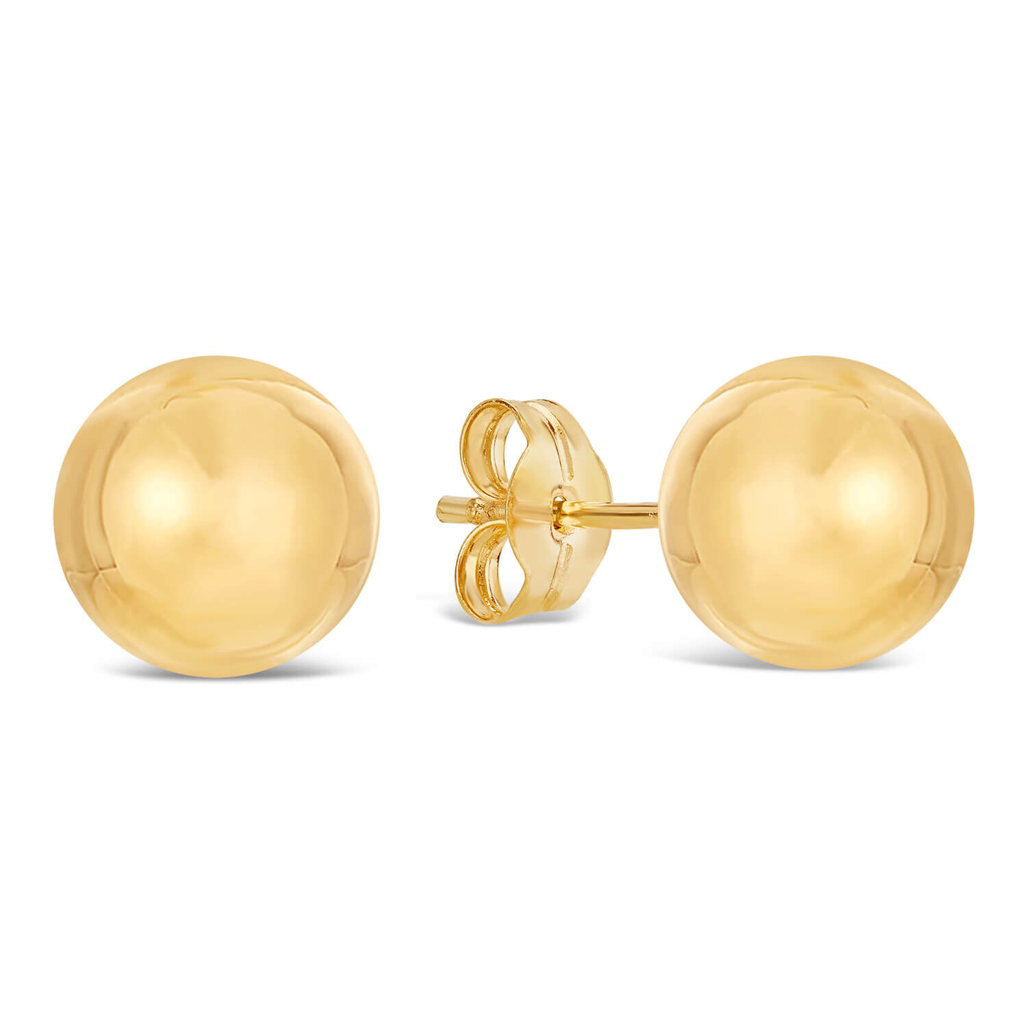 9ct gold hotsell ball stud earrings