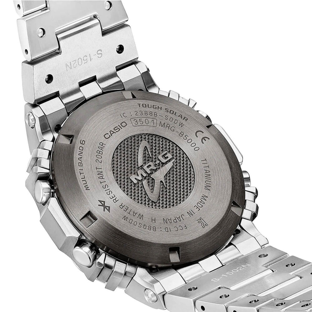G-SHOCK MR-G 49.4mm Dial Silver Titanium Bracelet Watch image number 5