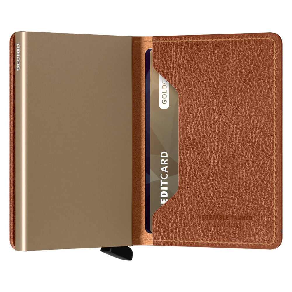 Secrid Vegetable Tanned Caramello Sand Slimwallet image number 4