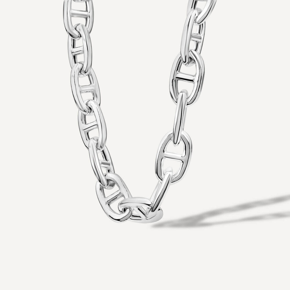 Sterling Silver Large Link 20" Necklet