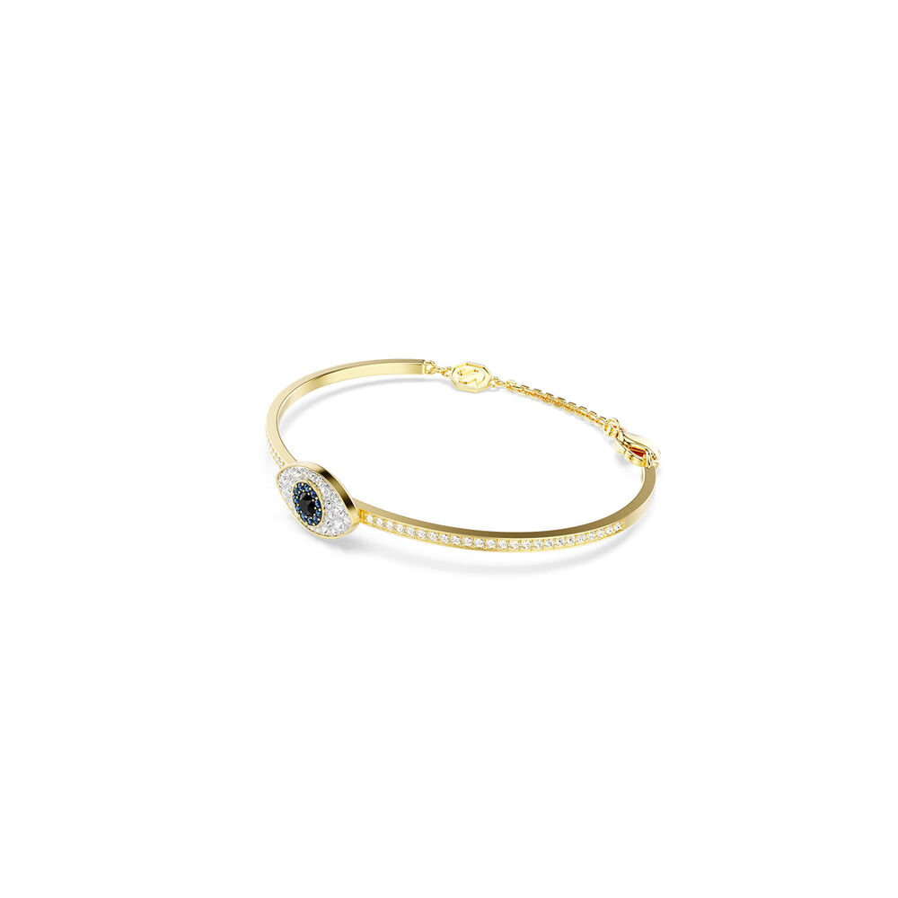 Swarovski Symbolica Crystals 18ct Yellow Gold Finished Eye Bangle