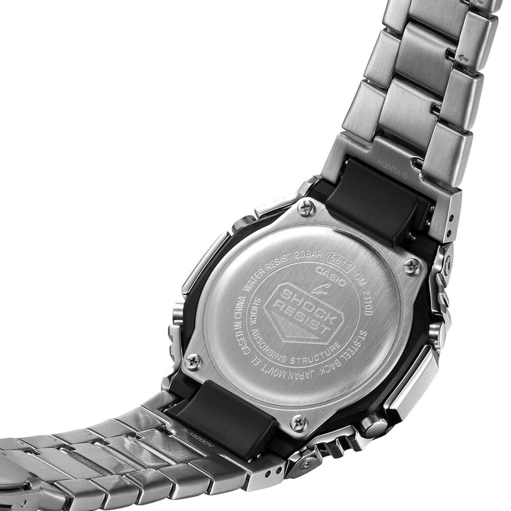 G-SHOCK G-STEEL 49.3mm Green Dial Stainless Steel Bracelet Watch image number 5