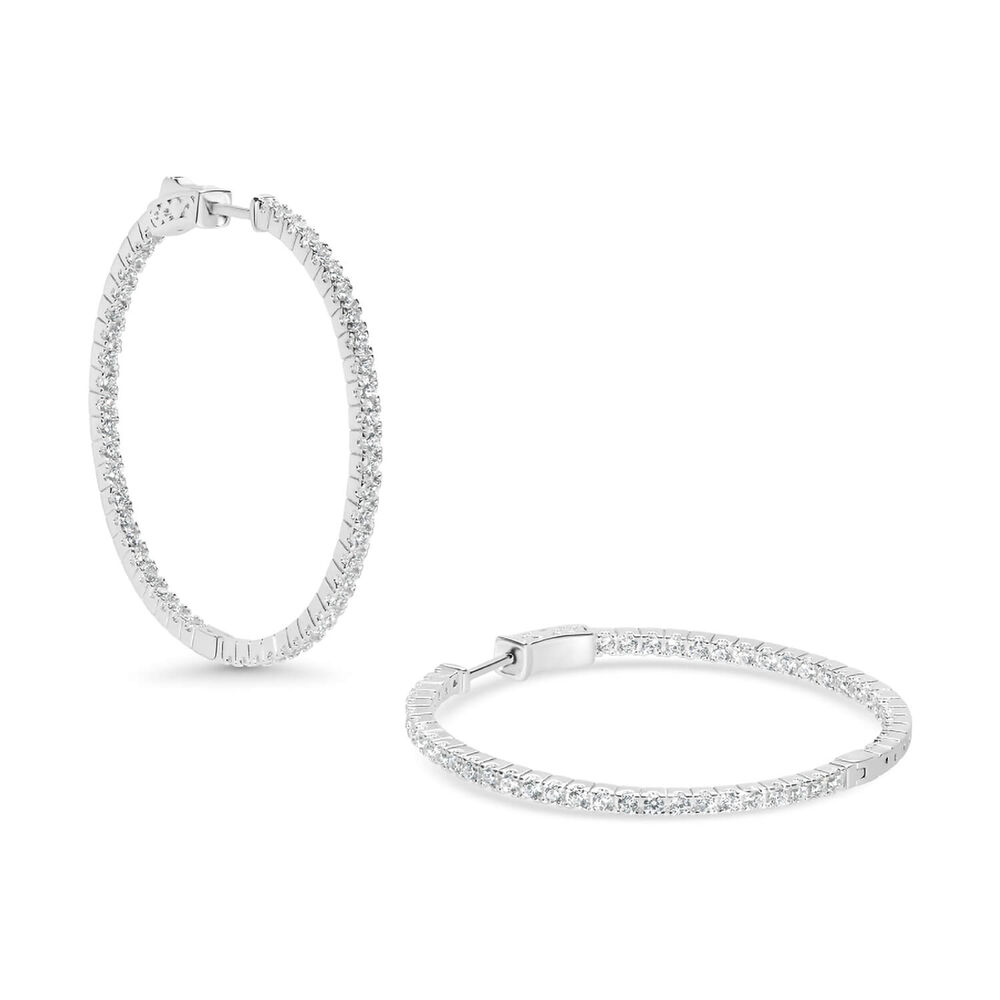 CARAT* London Paloma Large Hoop Earrings image number 0