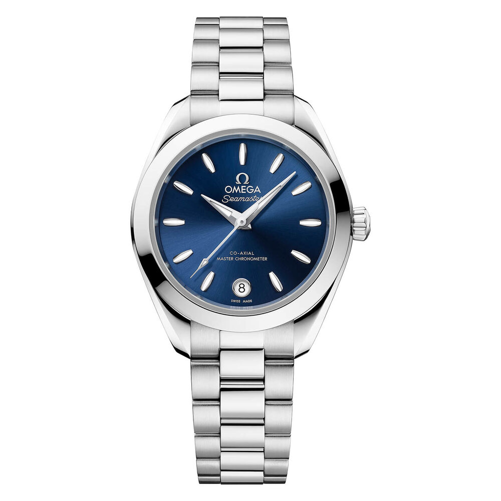OMEGA Aqua Terra 150M 30mm Blue Dial Steel Bracelet Watch image number 0