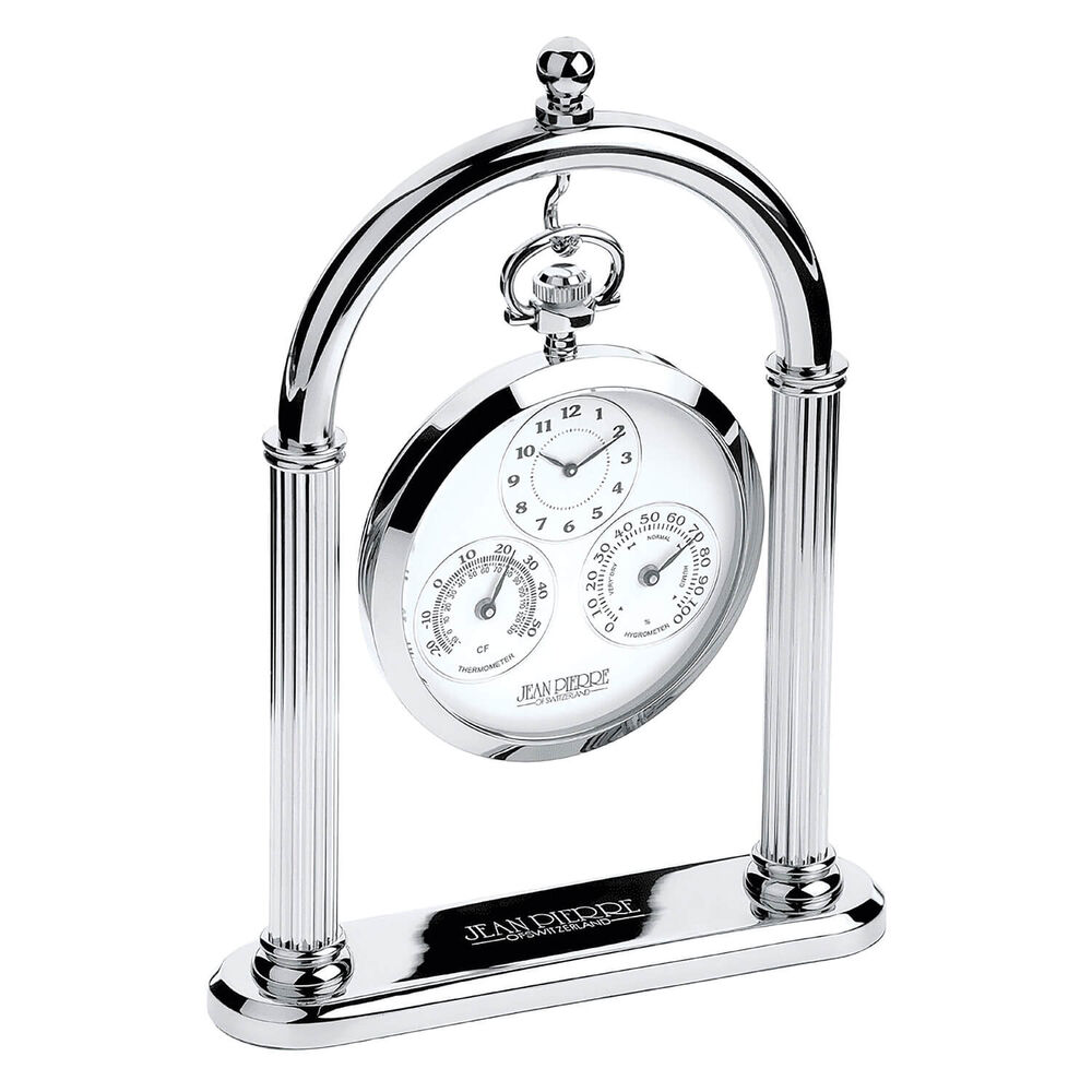 Jean Pierre Executive Weather Station Desk Watch Set image number 0