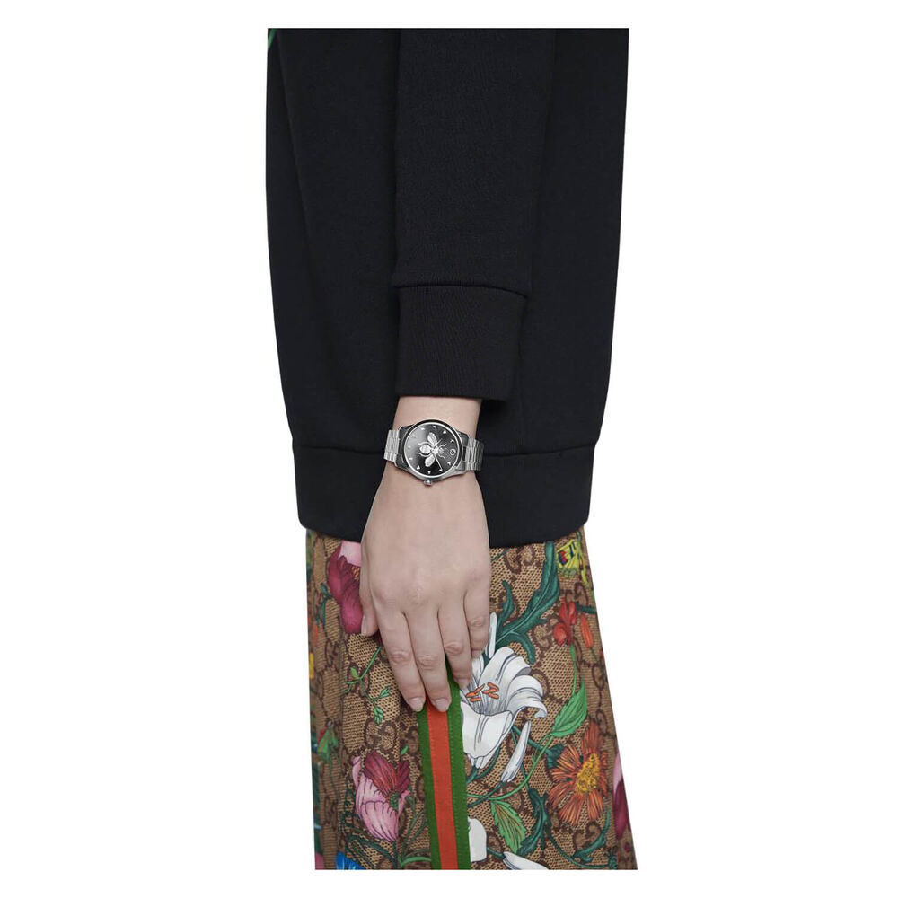 Gucci G-Timeless Black Dial 38mm Unisex Watch image number 3