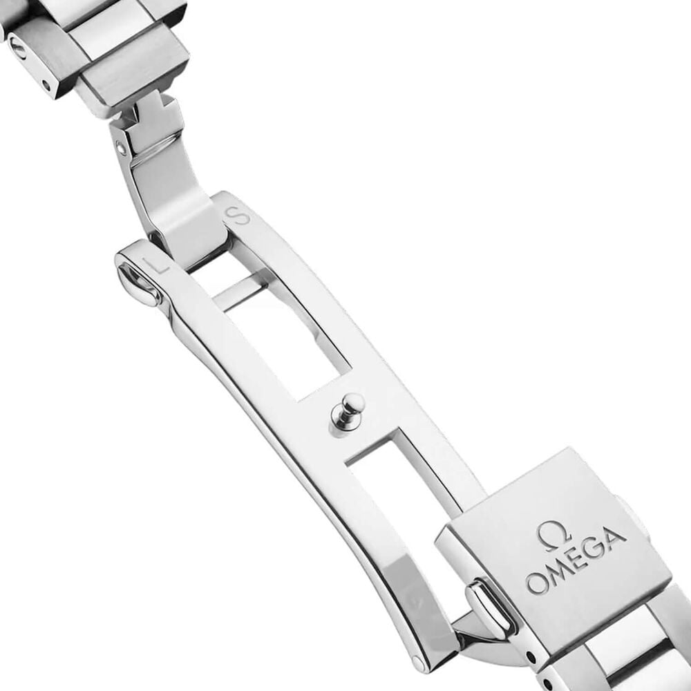 OMEGA Seamaster Aqua Terra 150M 30mm Mother of Pearl Dial Diamond Dots Steel Bracelet Watch image number 7