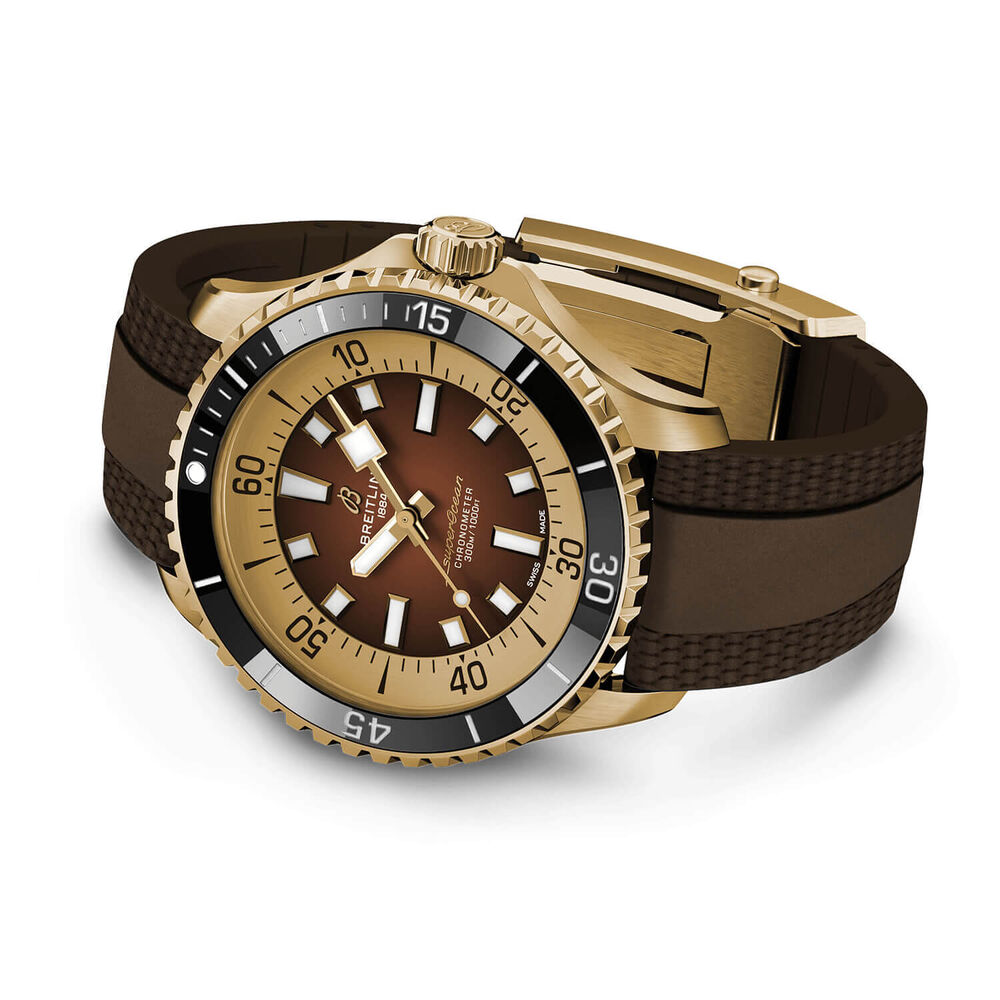Breitling Superocean Automatic 44 Brown Dial Strap Watch image number 2