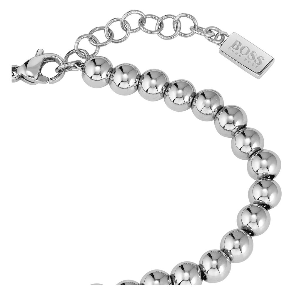 BOSS Ladies Medallion Stainless Steel Bracelet image number 2