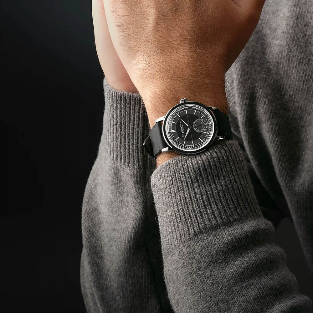 Raymond Weil Millesime 39.5mm Anthracite Dial Leather Strap Watch image number 4