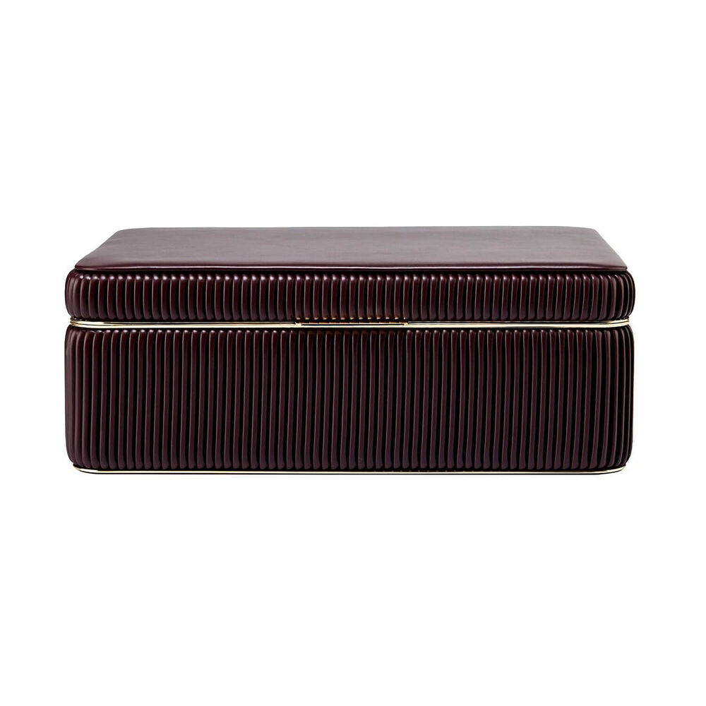 WOLF Bella Bordeaux Medium Jewellery Box