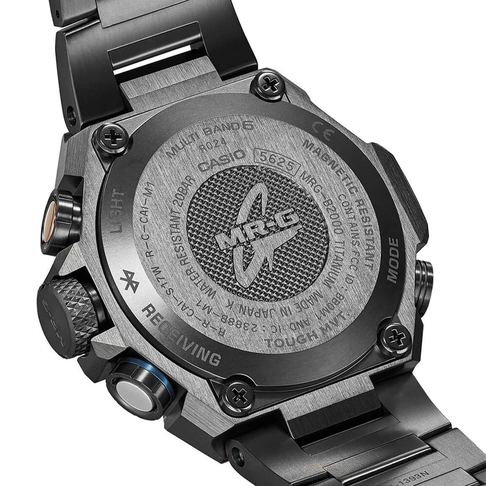 G-SHOCK MR-G 54.7mm Black Dial Titanium Bracelet Watch image number 5