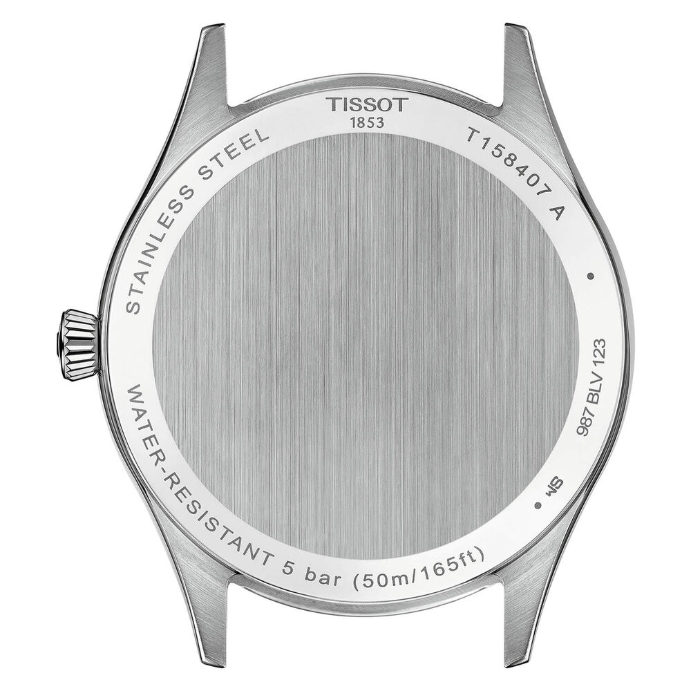 Tissot Classic Dream 40mm Silver Dial Yellow Gold PVD Steel Bracelet Watch image number 2