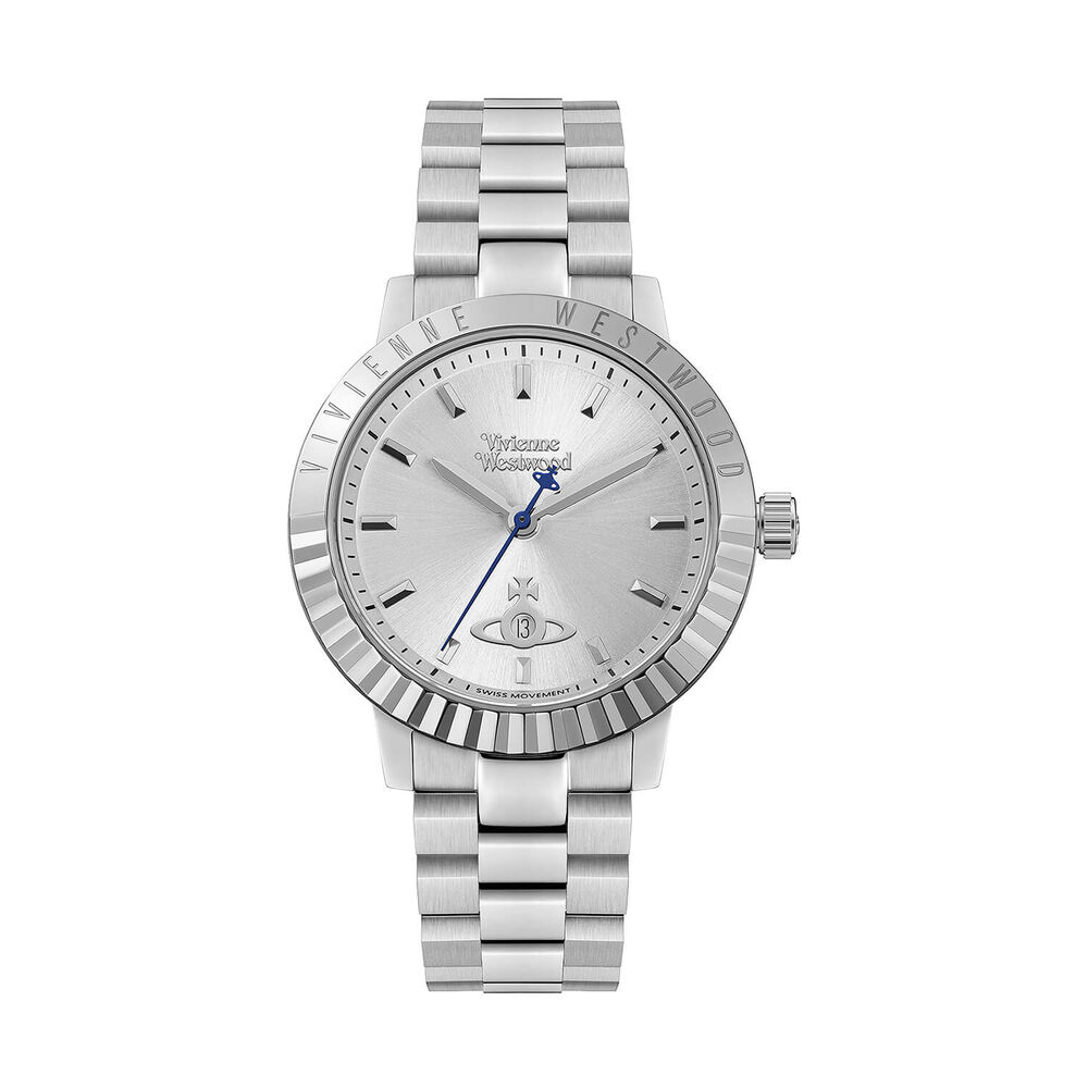 Vivienne Westwood Dulwich 34mm Silver Dial Steel Bracelet Watch image number 0
