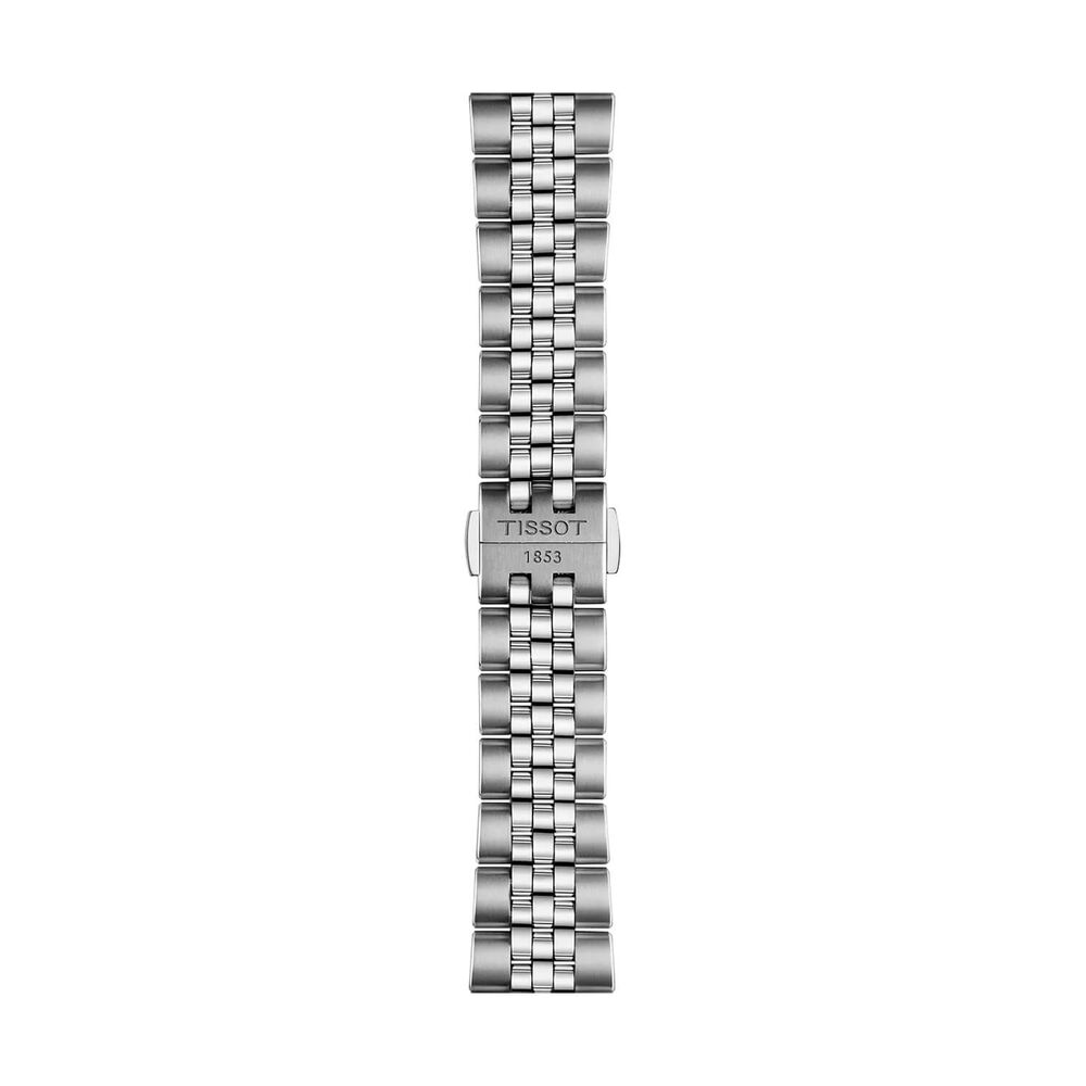 Tissot PR516 Powermatic 80 38mm White Dial Steel Bracelet Watch