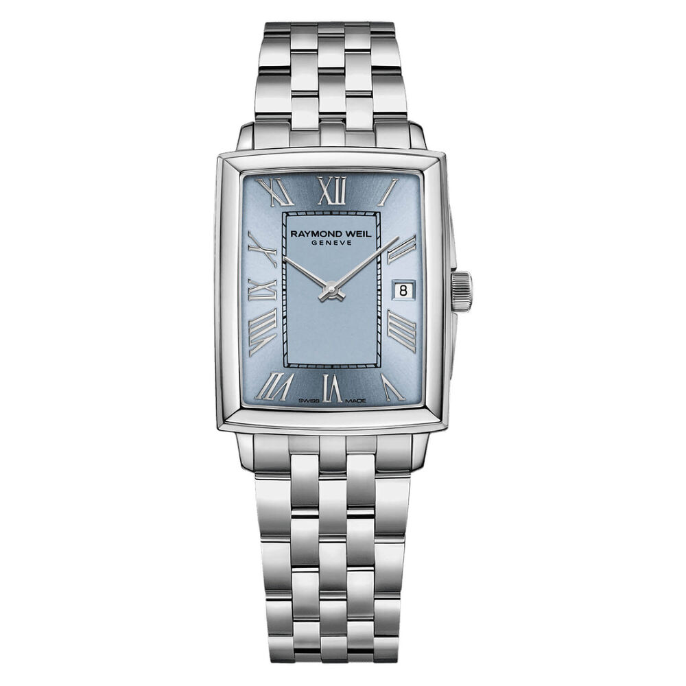 Raymond Weil Toccata 23x34mm Quartz Blue Dial Steel Case Bracelet Watch