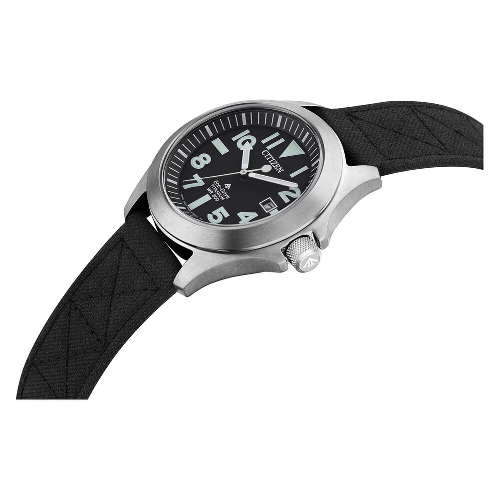 Citizen Eco-Drive Super Tough Titanium and Kevlar Men's Watch image number 1