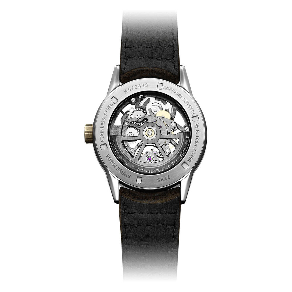 Raymond Weil Freelancer 42mm Skeleton Dial Brown Strap Watch image number 2