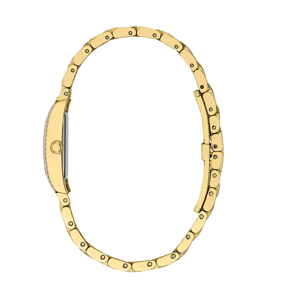 Citizen Petite Palidoro 28x14mm Mother of Pearl Dial Gold Tone Steel Bracelet Watch