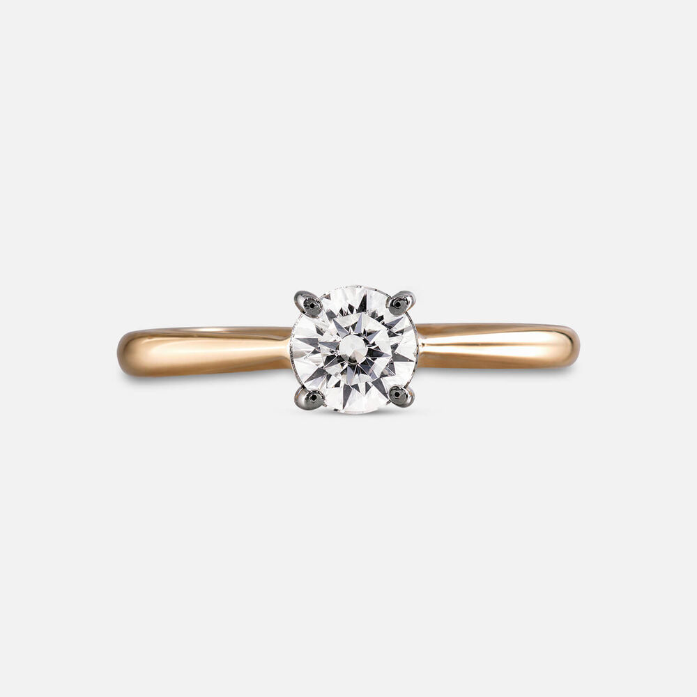 Prism 9ct Yellow Gold 0.33ct Round Brilliant Diamond Solitaire Ring