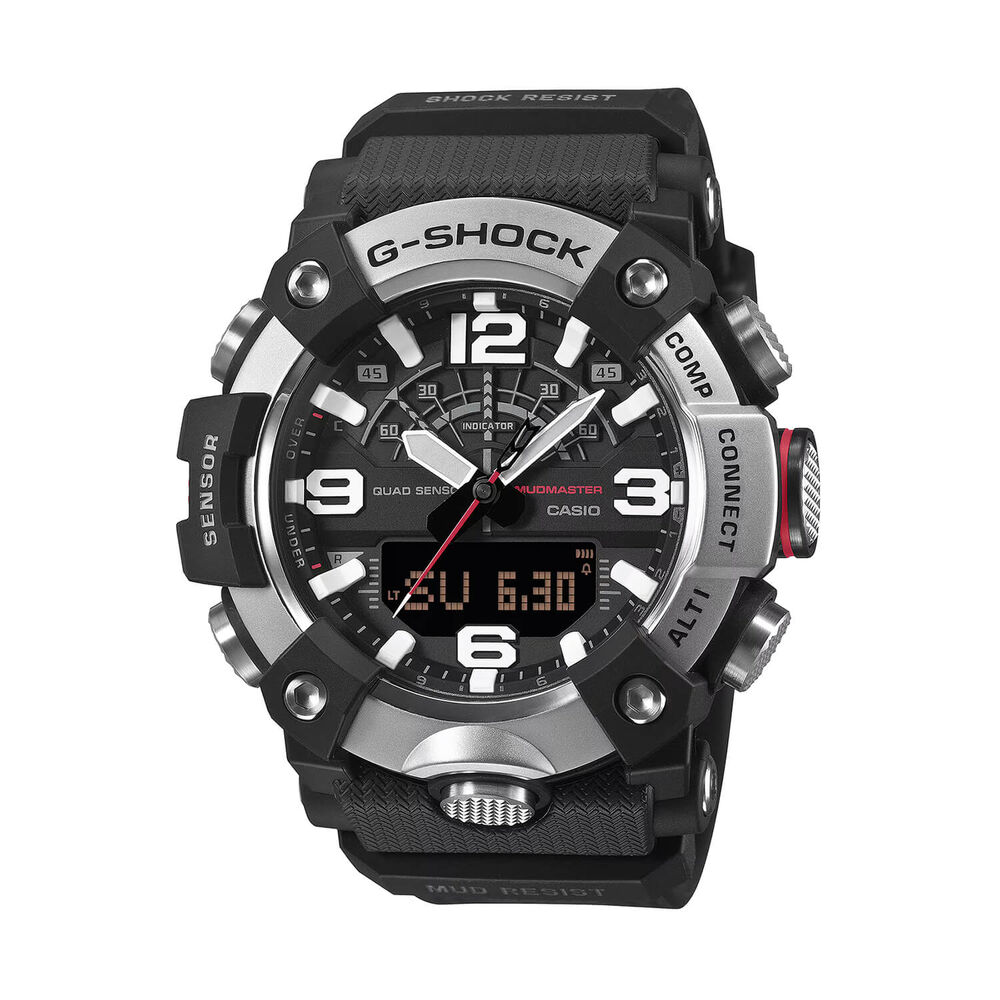 G-SHOCK Master of G Mudmaster 55.4mm Dial Black Resin Strap Watch