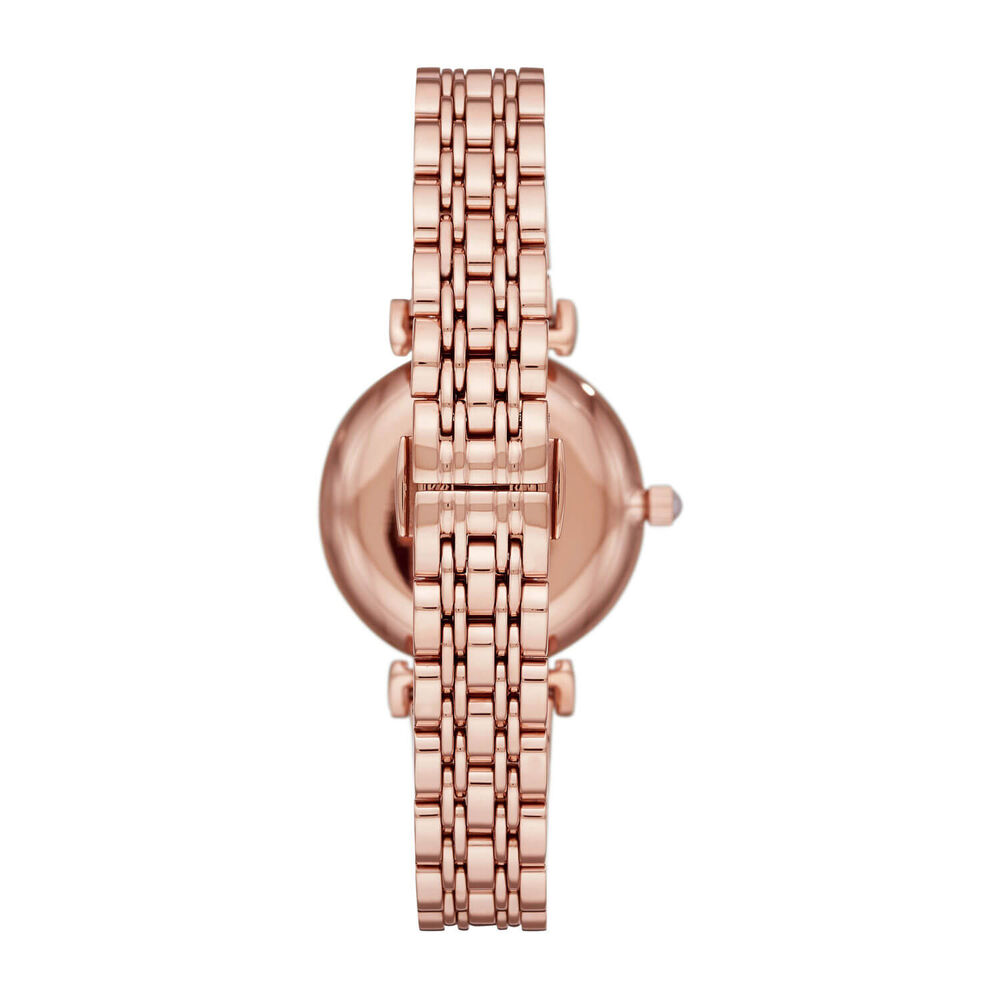 Emporio Armani Rose Gold Plated 32mm Ladies Watch