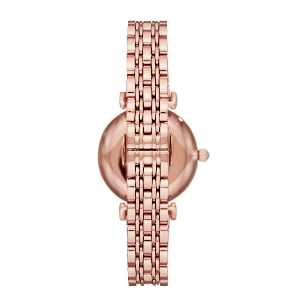 Emporio Armani Rose Gold Plated 32mm Ladies Watch image number 1