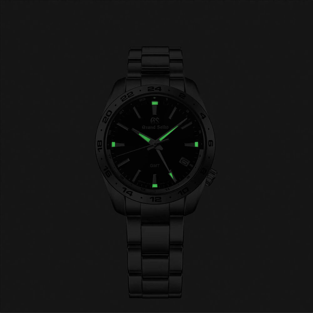 Grand Seiko Sport Quartz 39mm Black Dial Bracelet Watch image number 2